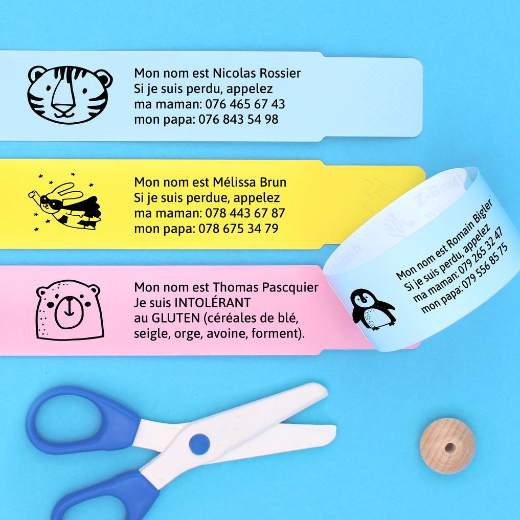 Bracelet Sécurité Autisme Identification, GPS, NFC