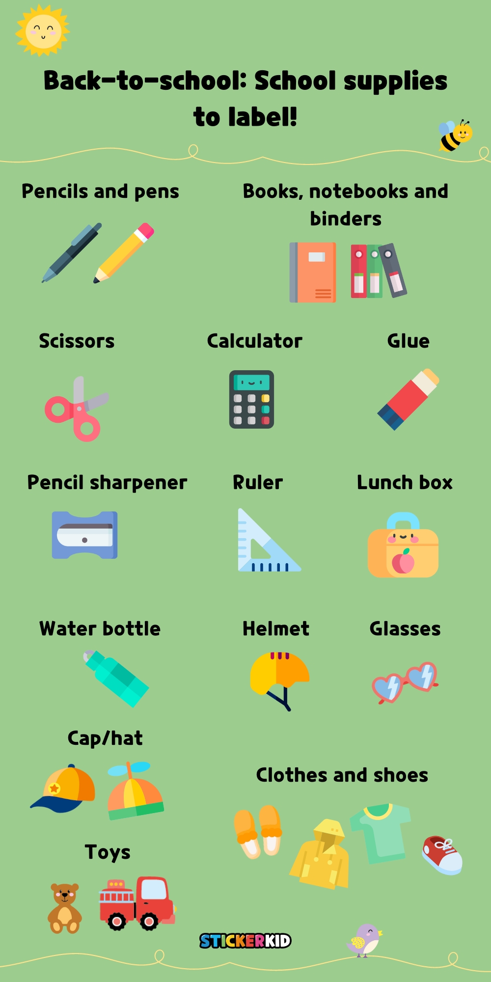 Labelling school supplies our backtoschool essentials! Blog